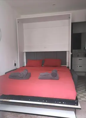 Un ou plusieurs lits dans un hébergement de l'établissement chambre 2 pas du centre-ville