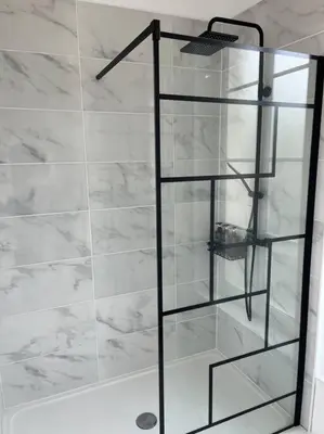 Salle de bains dans l'établissement La Parenthèse Andelysienne