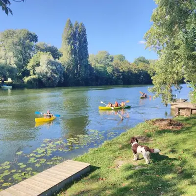 Vue sur la rivière ou le fleuve situé(e) à proximité de la maison de vacances