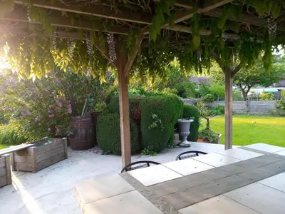 Jardin de l'établissement Chez Nanou