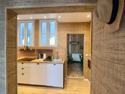 Cuisine ou kitchenette dans l'établissement Rouen Hypercentre - Le relais des Amis
