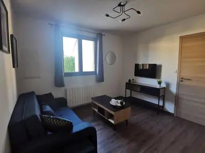 Télévision ou salle de divertissement dans l'établissement Appartement centre-ville