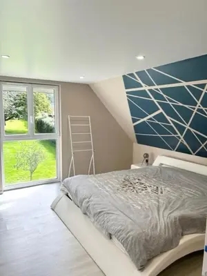 Un ou plusieurs lits dans un hébergement de l'établissement Villa Canyon