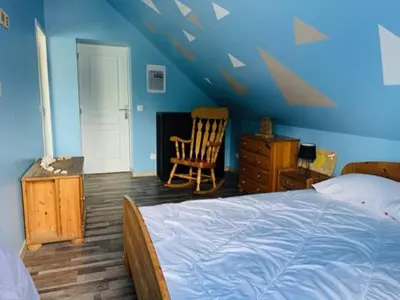 Un ou plusieurs lits dans un hébergement de l'établissement Villa Canyon