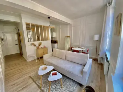 Coin salon dans l'établissement Le Cocon du Robec
