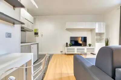 Cuisine ou kitchenette dans l'établissement Le Gainsbourg studio coeur de Rouen !
