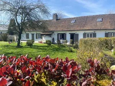 Jardin de l'établissement Maison de Campagne Baie de Somme 17 couchages
