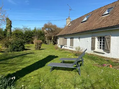 Jardin de l'établissement Maison de Campagne Baie de Somme 17 couchages