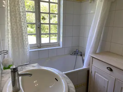 Salle de bains dans l'établissement Maison de Campagne Baie de Somme 17 couchages