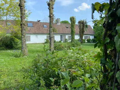 Jardin de l'établissement Maison de Campagne Baie de Somme 17 couchages