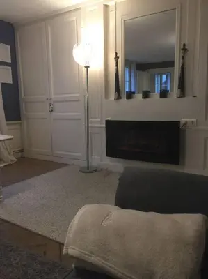 Coin salon dans l'établissement Appartement, centre historique - Vieux Marché « le Jeanne D’À »
