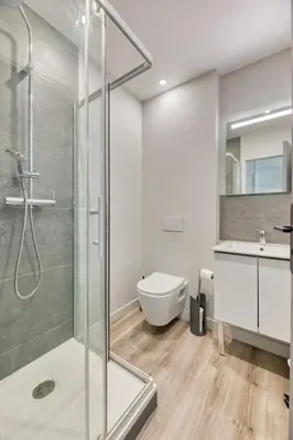 Salle de bains dans l'établissement Le Rêve doré proche de la Gare !