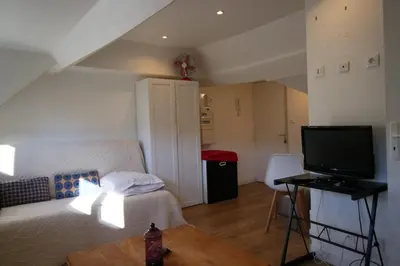 Télévision ou salle de divertissement dans l'établissement Le Petit Nid en plein centre-ville de Rouen !