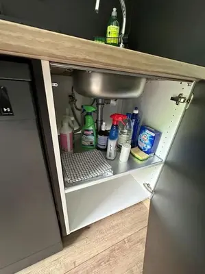 Cuisine ou kitchenette dans l'établissement La Parenthèse