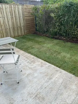 Jardin de l'établissement Studio meuble Kenaya 29m2.