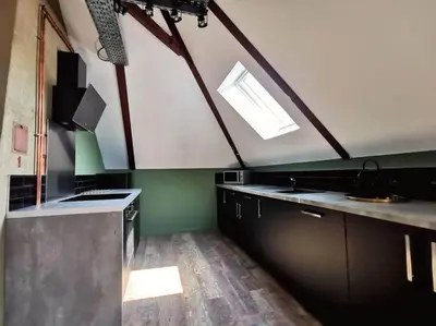 Cuisine ou kitchenette dans l'établissement Logement Industriel & Atypique