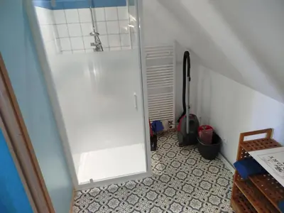 Salle de bains dans l'établissement Logement Familial de 40m2 Belbeuf