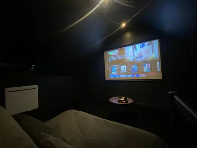 Télévision ou salle de divertissement dans l'établissement CASA DOLCE