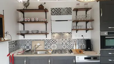 Cuisine ou kitchenette dans l'établissement Le GITE DU VILLAGE