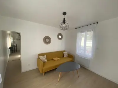 Coin salon dans l'établissement Appartements Pacy-sur-Eure