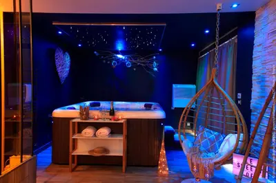 Plan de l'établissement Sweety Loft Suites romantique avec jacuzzi