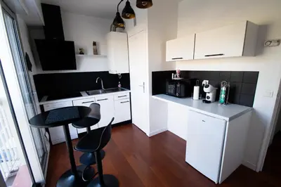 Cuisine ou kitchenette dans l'établissement Pepita - Appartement détente
