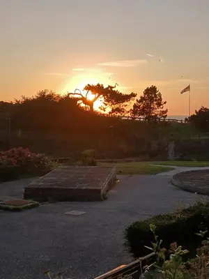 Lever ou coucher de soleil vu de l'appartement ou à proximité