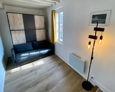 Télévision ou salle de divertissement dans l'établissement La Suite Saint Jacques - Coeur de Dieppe - 4 personnes