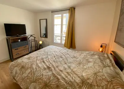 Un ou plusieurs lits dans un hébergement de l'établissement La Suite Saint Jacques - Coeur de Dieppe - 4 personnes