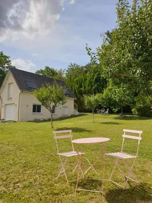 Jardin de l'établissement Le Verger de Sophie