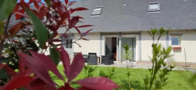 Jardin de l'établissement Gîte des 3 marcassins