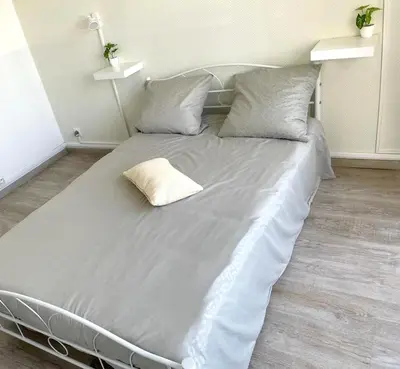 Un ou plusieurs lits dans un hébergement de l'établissement Votre chambre chez l'habitant dans la capitale de la Normandie