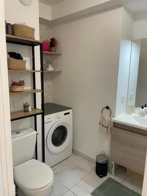 Salle de bains dans l'établissement Appartement de charme Poissy