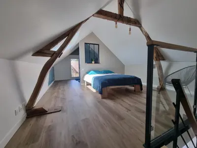 Un ou plusieurs lits dans un hébergement de l'établissement Les terres de Marie - Le Chêne et Le Hêtre
