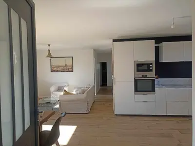 Cuisine ou kitchenette dans l'établissement apatam