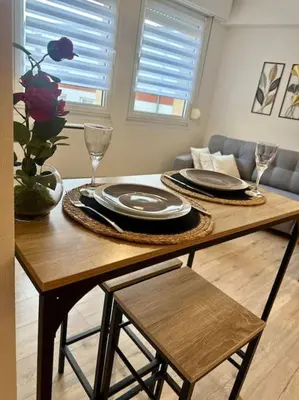 Plan de l'établissement Appartement neuf entièrement équipé proche centre