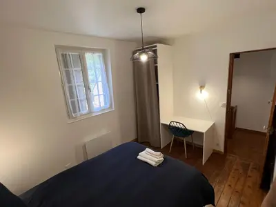 Un ou plusieurs lits dans un hébergement de l'établissement Maison de ville à 2 pas de Rouen
