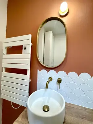 Salle de bains dans l'établissement Appartement de charme - Hypercentre Gros Horloge