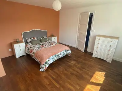 Un ou plusieurs lits dans un hébergement de l'établissement Maison - Louviers centre - proche golf