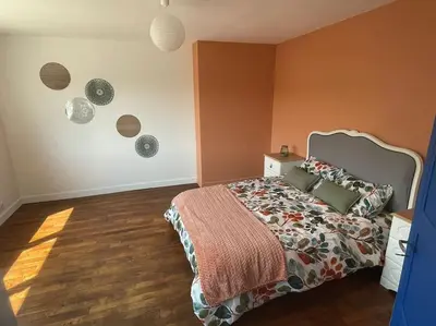 Un ou plusieurs lits dans un hébergement de l'établissement Maison - Louviers centre - proche golf