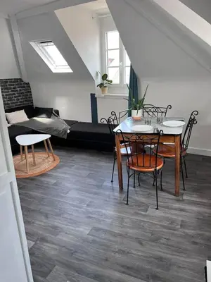 Coin salon dans l'établissement La Cabane du Pêcheur