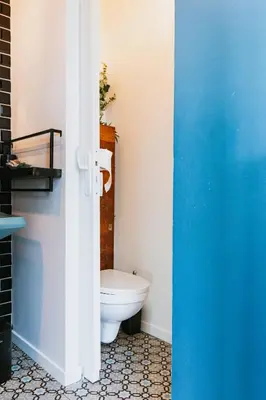 Salle de bains dans l'établissement Studio L'écume - Accès Piscine
