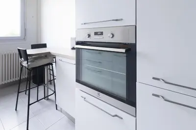 Cuisine ou kitchenette dans l'établissement Mat&Ness Appartment