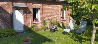 Jardin de l'établissement Le logis de la chouette