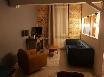 Coin salon dans l'établissement Maison amienoise typique