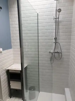 Salle de bains dans l'établissement Maison amienoise typique