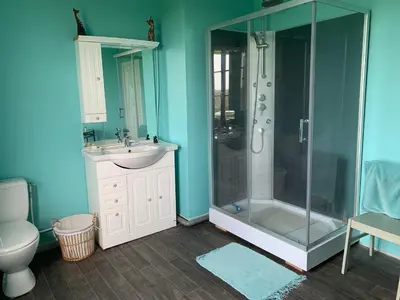 Salle de bains dans l'établissement chambre d'hôtes