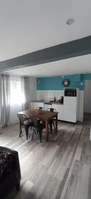 Cuisine ou kitchenette dans l'établissement Le Refuge du Musée