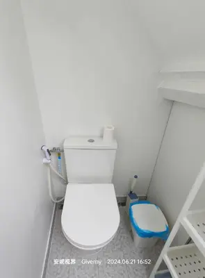 Salle de bains dans l'établissement Le Coin des Artistes