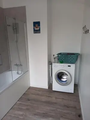 Salle de bains dans l'établissement Chez Sindy et Olivier